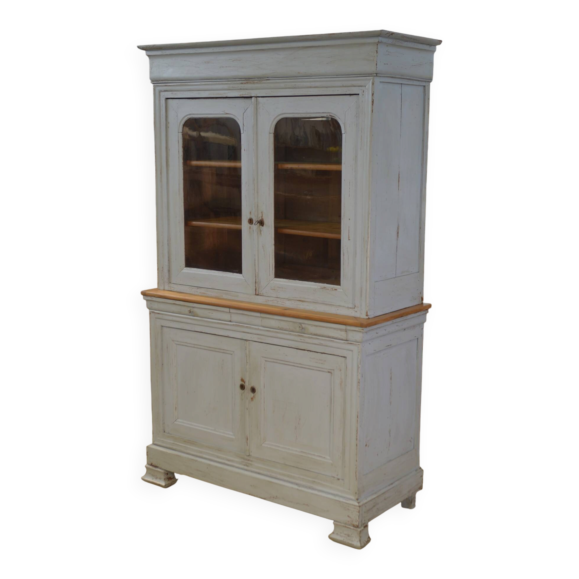 Buffet deux corps XIXème en merisier