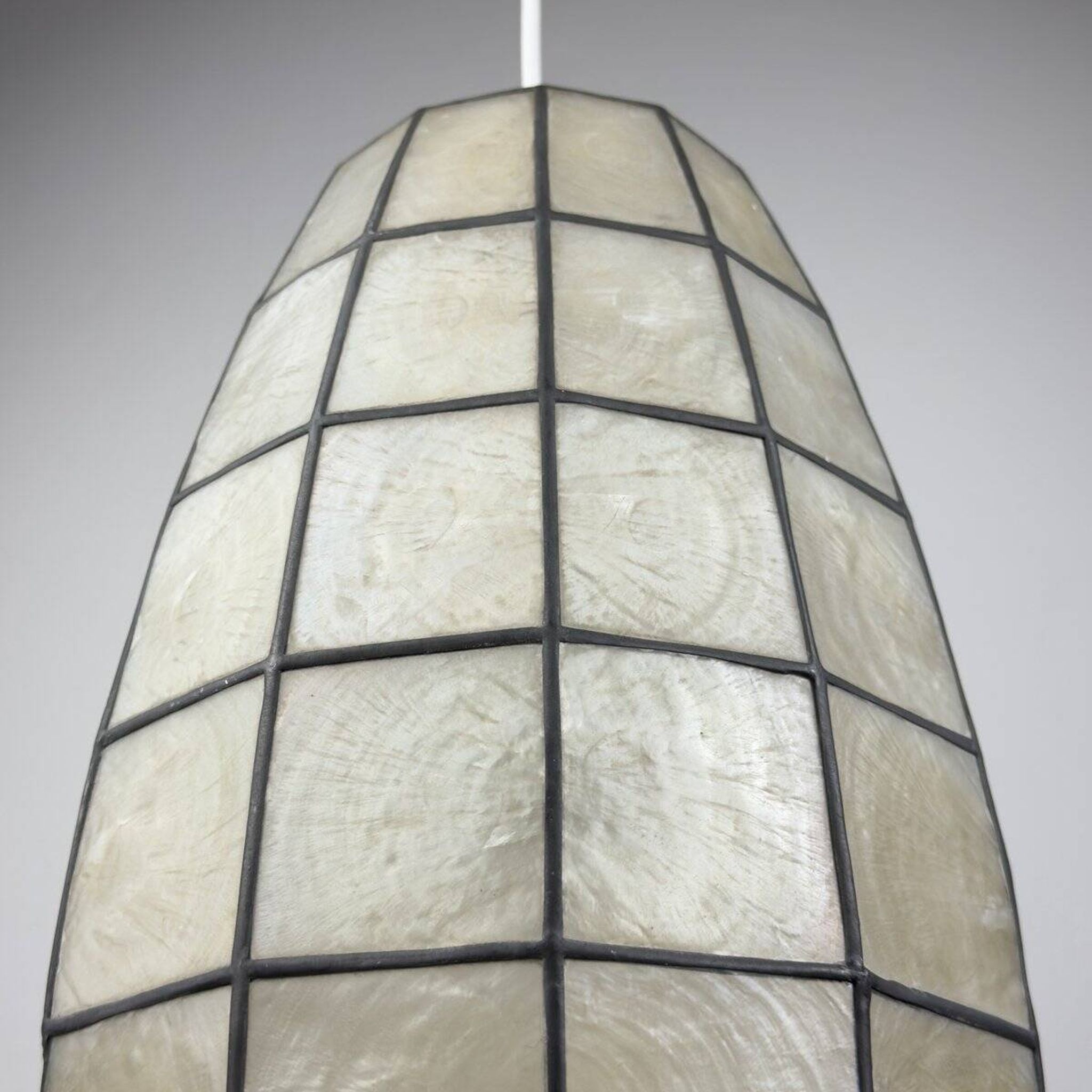 Vintage Capiz Shell Pendant, Italy, 1960s