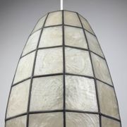 Vintage Capiz Shell Pendant, Italy, 1960s