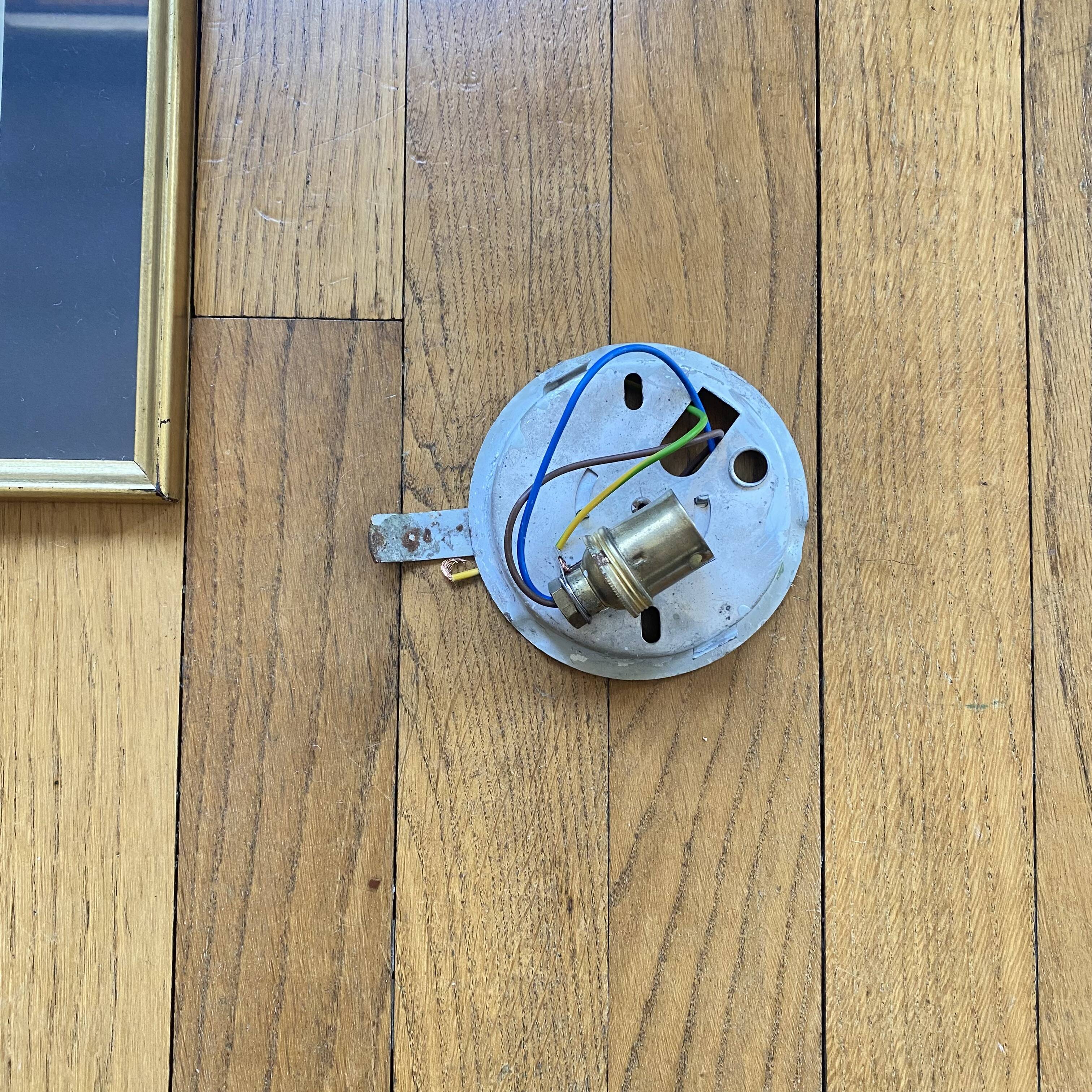 Clichy white glass wall-mounted ceiling light