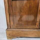 Antique walnut display case - Louis Philippe period