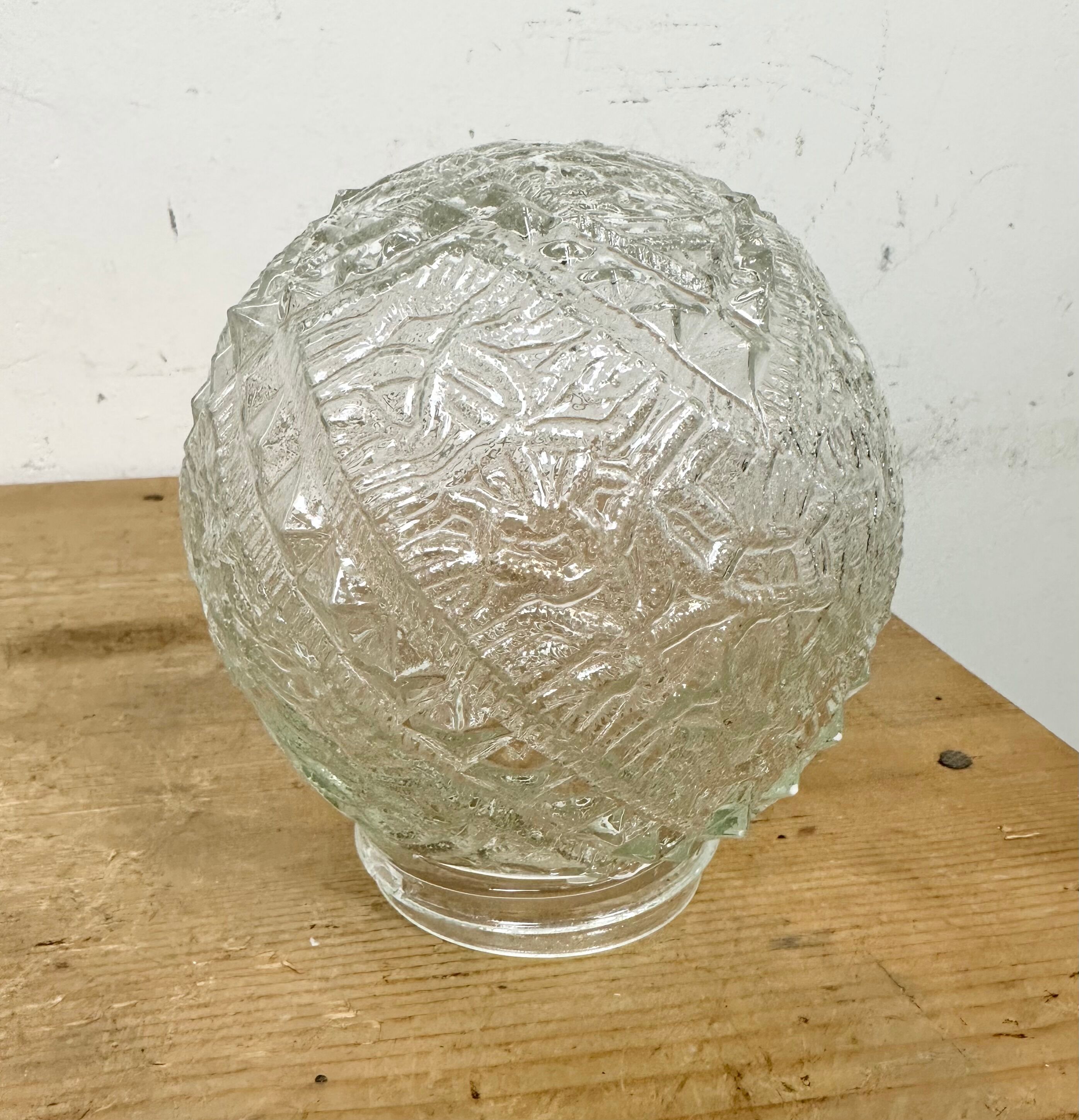 Vintage White Porcelain Ceiling Light, 1970s