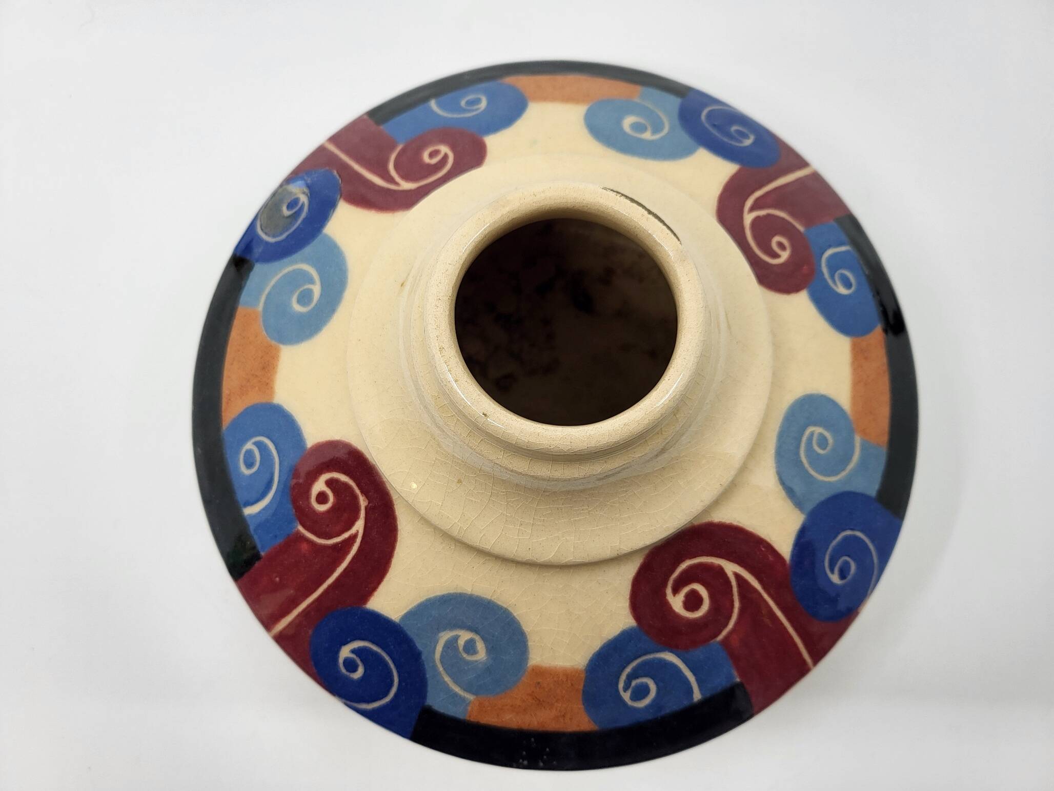 Simone Larrieu vase in ceramic France Art Deco 1930