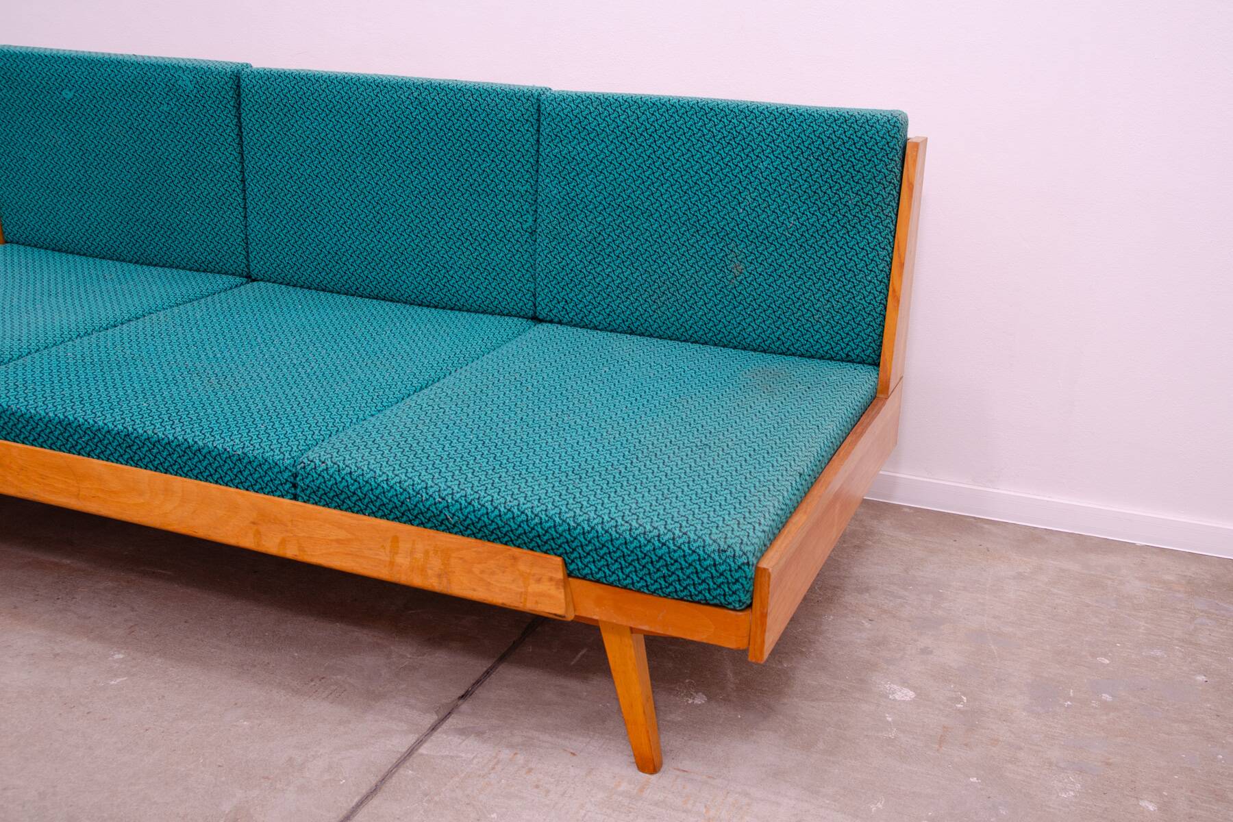 Mid century folding sofabed by Drevotvar, 1970´s, Czechoslovakia
