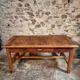 Antique French farmhouse dining table – Walnut work table, late 19th century