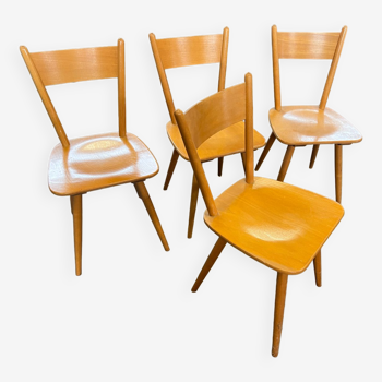 Suite of 4 Scandinavian chairs