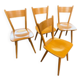 Suite of 4 Scandinavian chairs