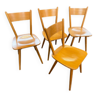 Suite of 4 Scandinavian chairs