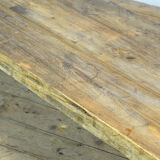 Vintage oak butcher's farmtable, 1930s