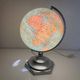 Globe terrestre J.Forest verre vintage 1950 mappemonde - 37 cm