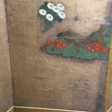 Rimpa-style Byobu screen, six panels, Japan, Meiji period