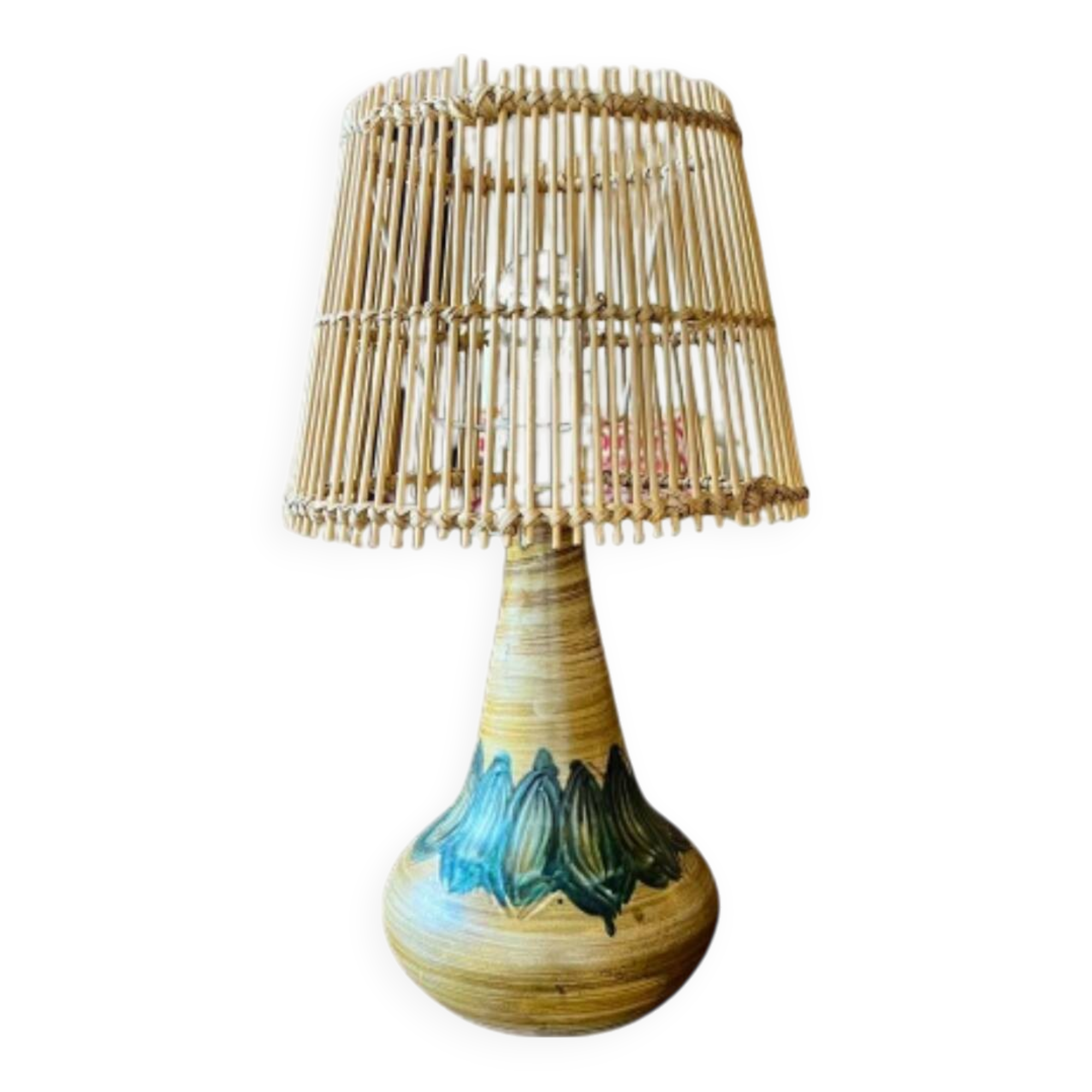 Lampe de table en céramique au design danois