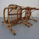 Set of Italian Bamboo Armchairs, 1970s