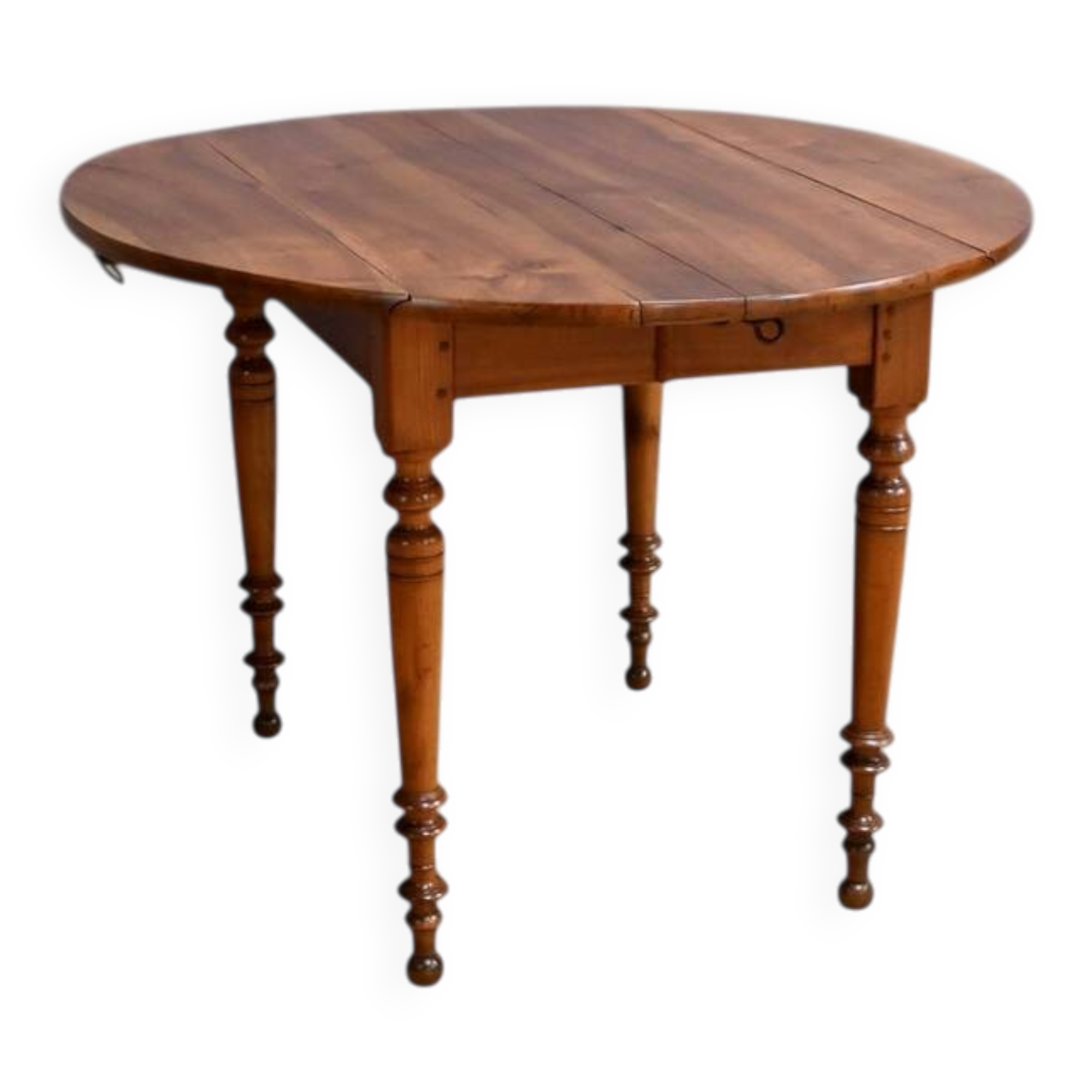 Table for 4 to 10 people with cherry wood extensions, Louis Philippe style – Late 11th century
