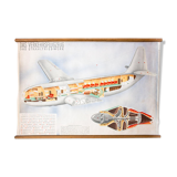 Poster "Airplane" educational grid 1952