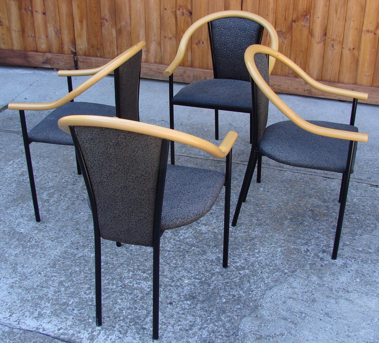 Ensemble de 4 chaises, années 1970