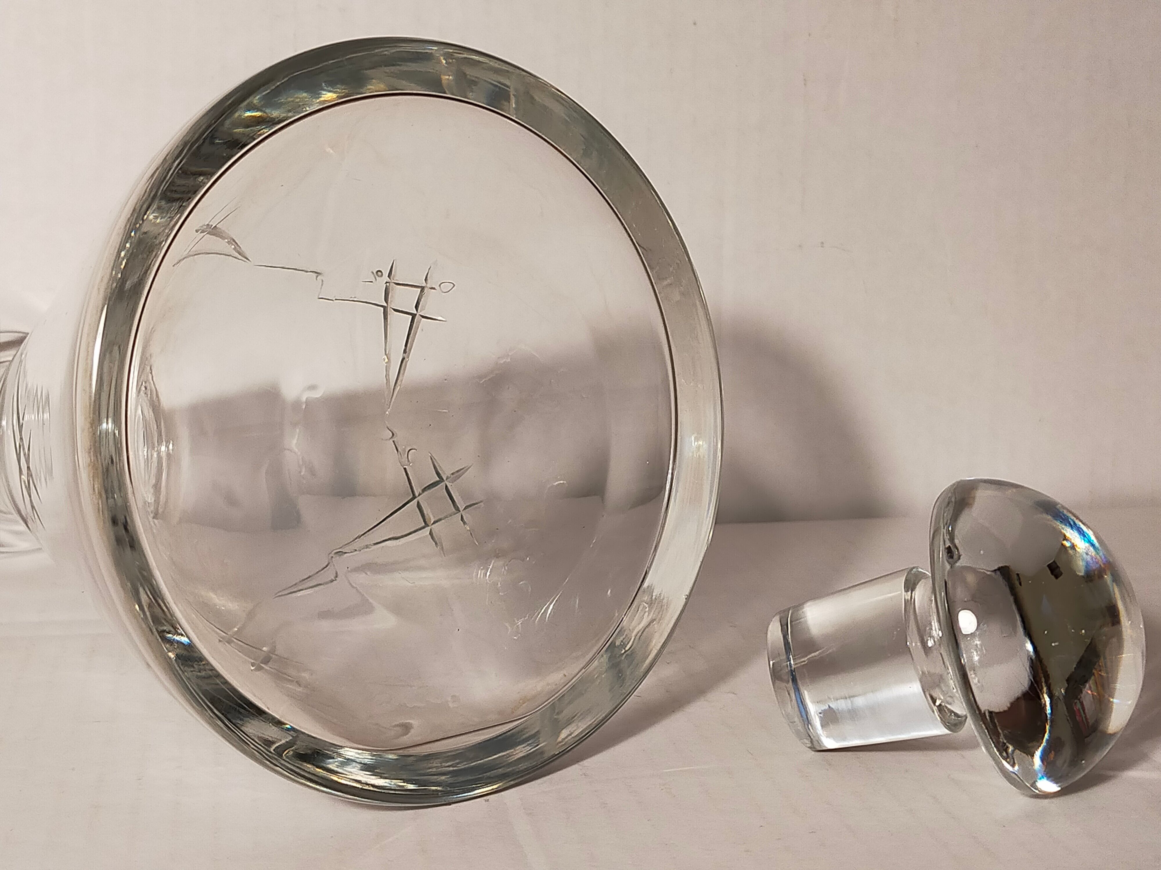 PRODUCT POP UP CHRISTMAS 2022 Crystal decanter early twentieth