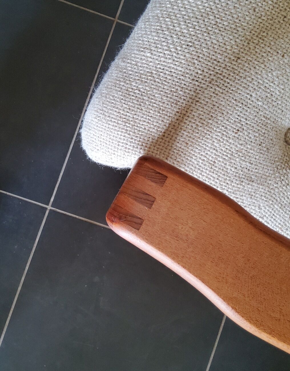 Vintage solid wood sofa