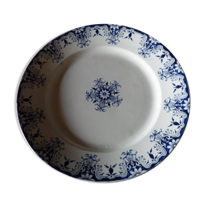 Plat rond en céramique - rouen