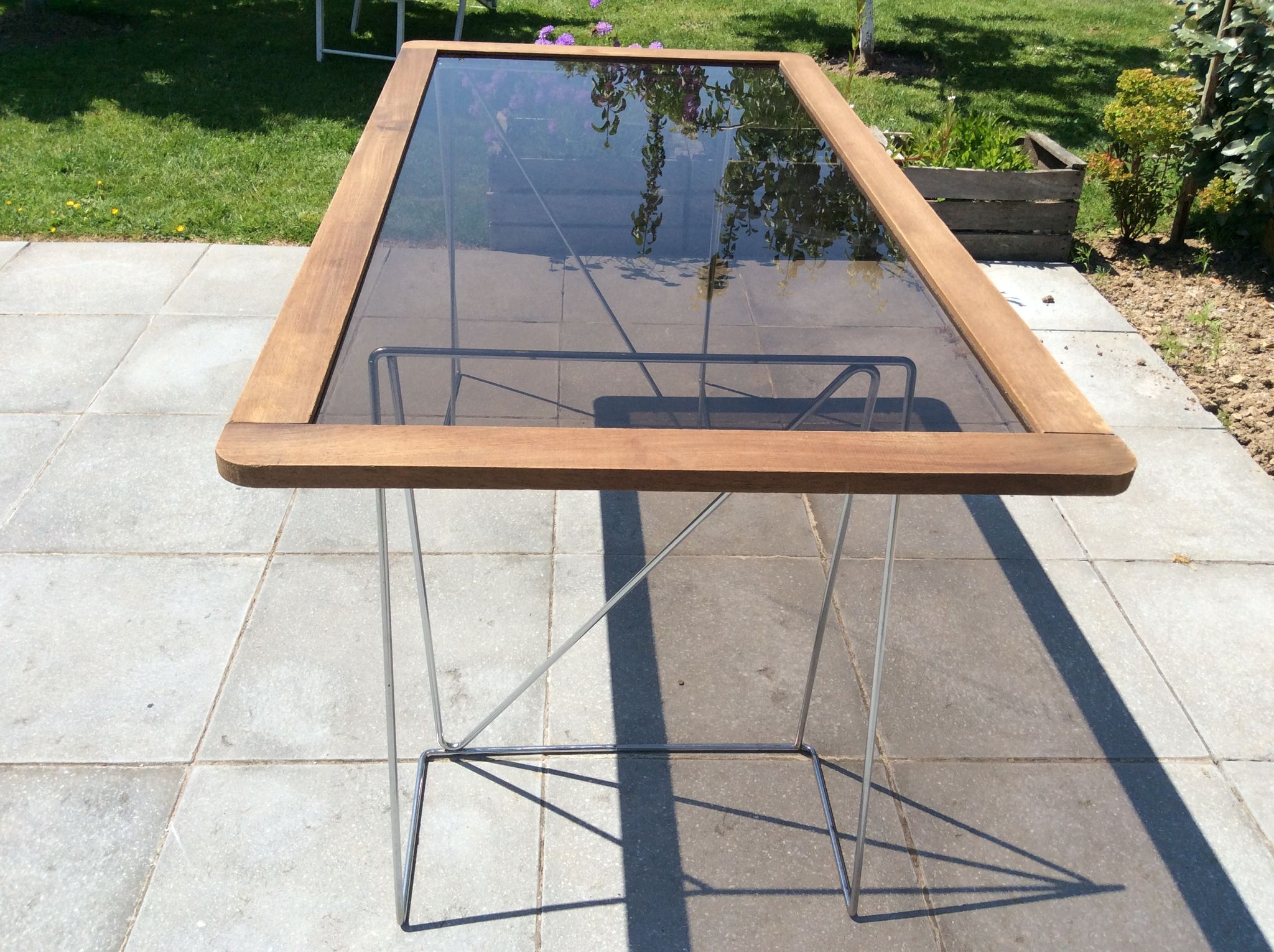 Table basse et haute tréteaux