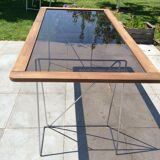 Coffee and high trestle table