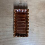 Vide poche en céramique marron
