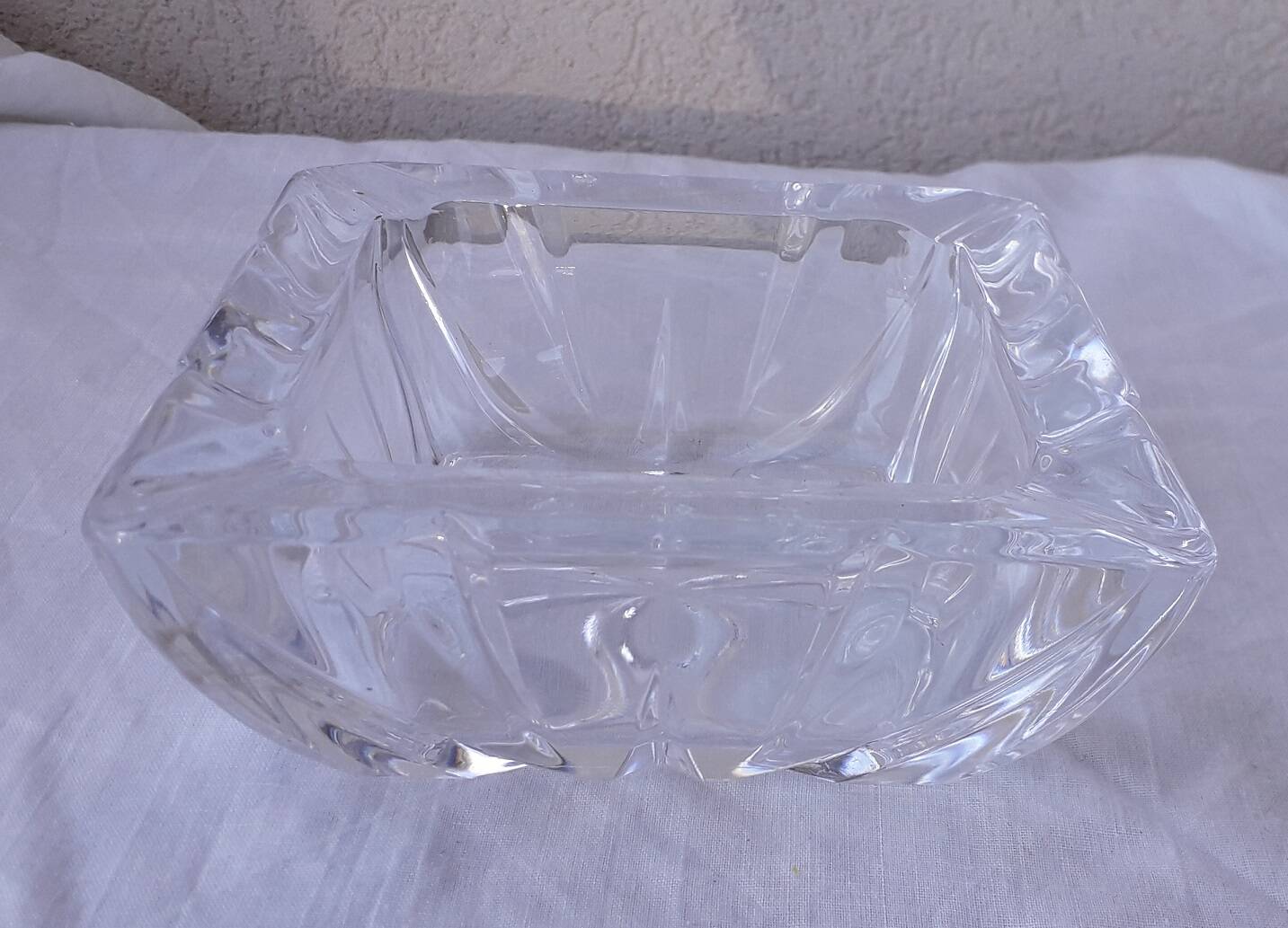 Cendrier en cristal