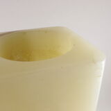 Quadrangular vase in the 1970s Onyx
