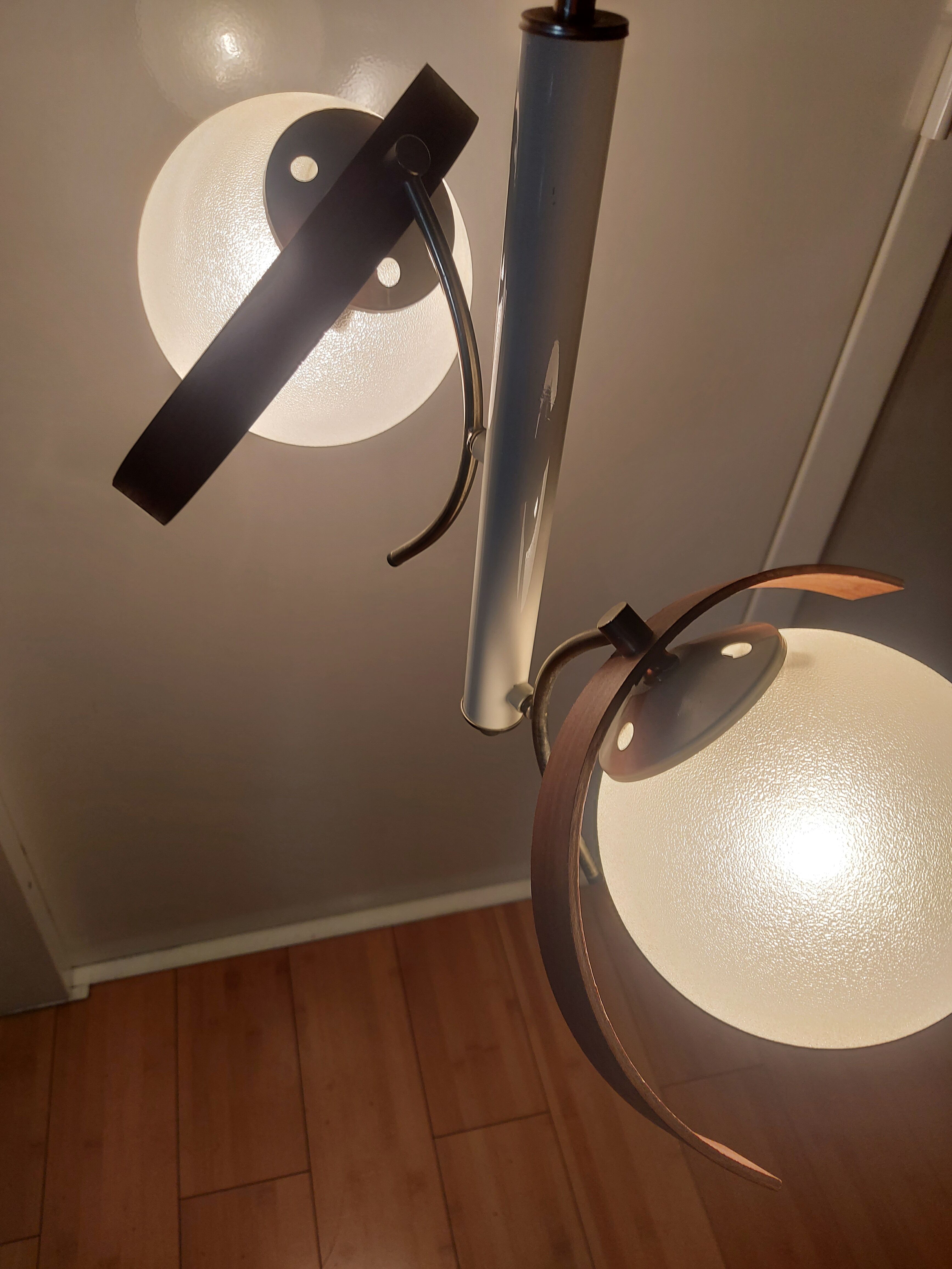 Vintage suspension lamp 50s