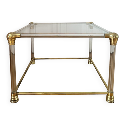 Table basse Hollywood Regency en altuglass - 1970
