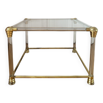 Hollywood Regency coffee table in altuglass - 1970
