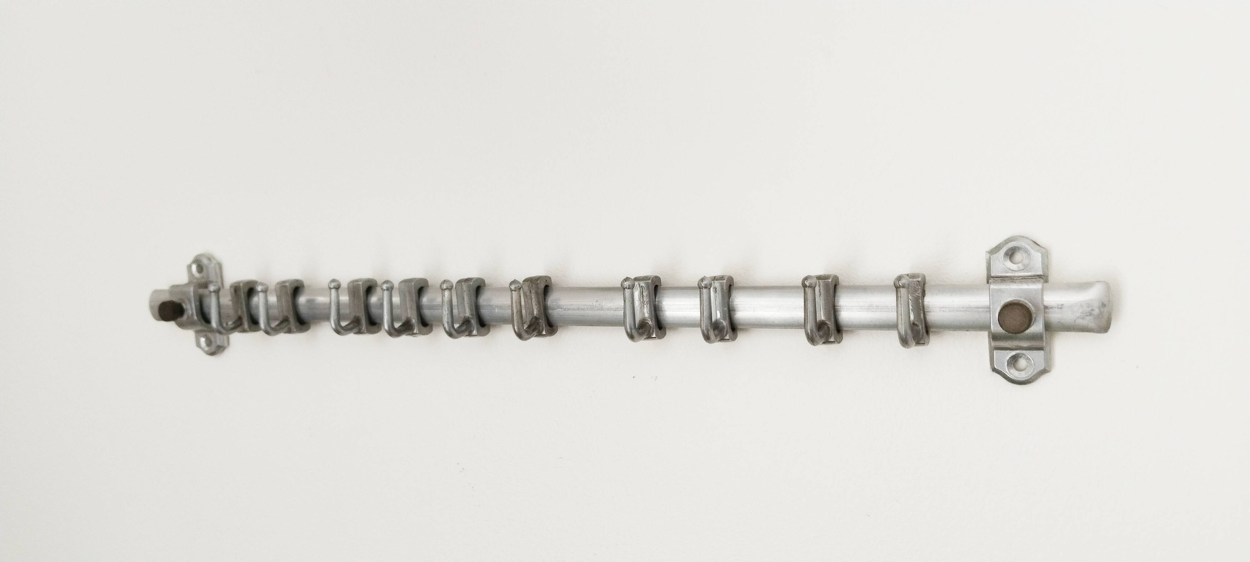 Aluminum tea towel holder, kitchen hook