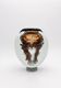 Sculptural Vase Robert Pierini Studio Glass 1994 Signed - Copper & Gold