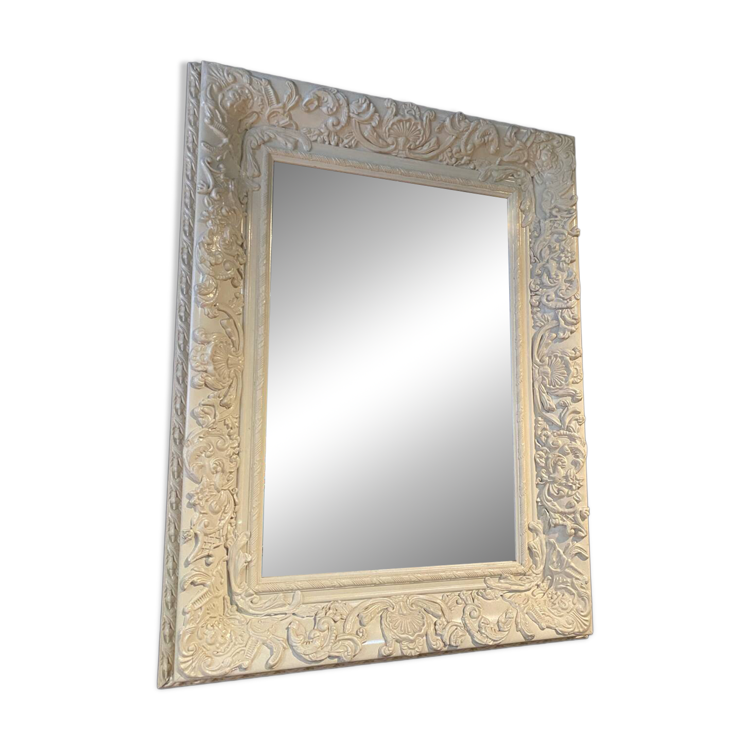 Large white mirror Kare Design