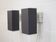 Pair of grey and white wall sconces by Preben Dahl for H. F. Belysning, 1960s
