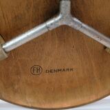 Set Of 2 Dot Stools Model 3170 Made In Teak By Arne Jacobsen For Fritz Hansen From 1950s