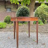 Living Room Table, Mahogany Pedestal Table, Directoire Period, 18th Century