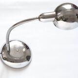 Jumo chrome flexible desk lamp