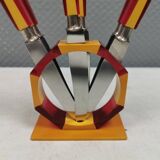 Fruit knife set, Art Deco. Sollingen Germany 1920-40s