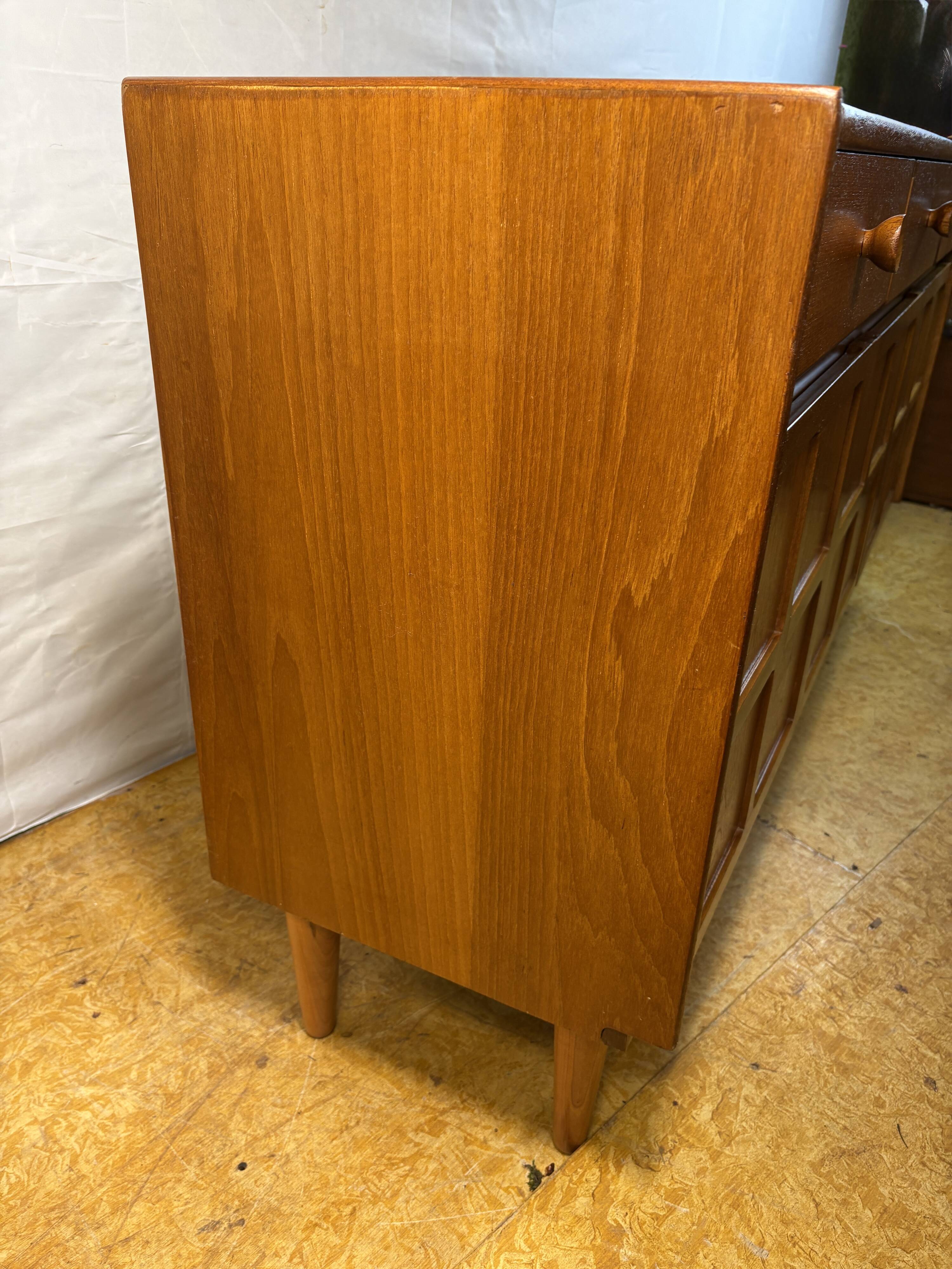 Mid Century Retro Teak Sideboard by Nathan Circa 1960-1970  A highly desira