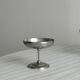 6 stainless steel footed bowls