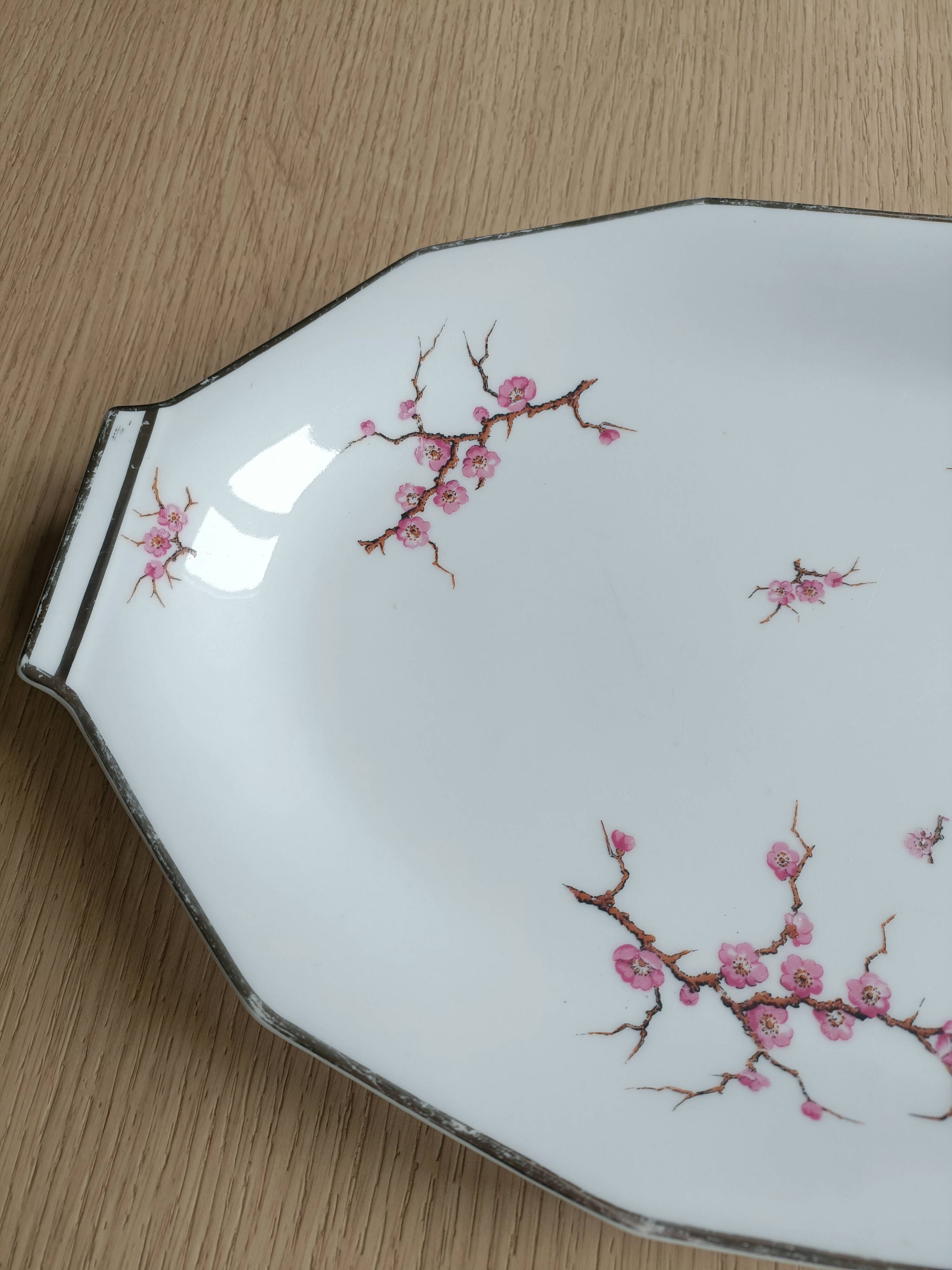 Vintage Limoges porcelain presentation dish