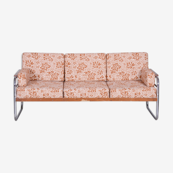 Vichr a Spol Century Sofa - 1930s Czechia - Beech and chrome