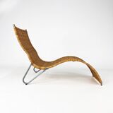 Chaise longue en rotin "Karlslund" par Karl Malmvall pour Ikea, 2005