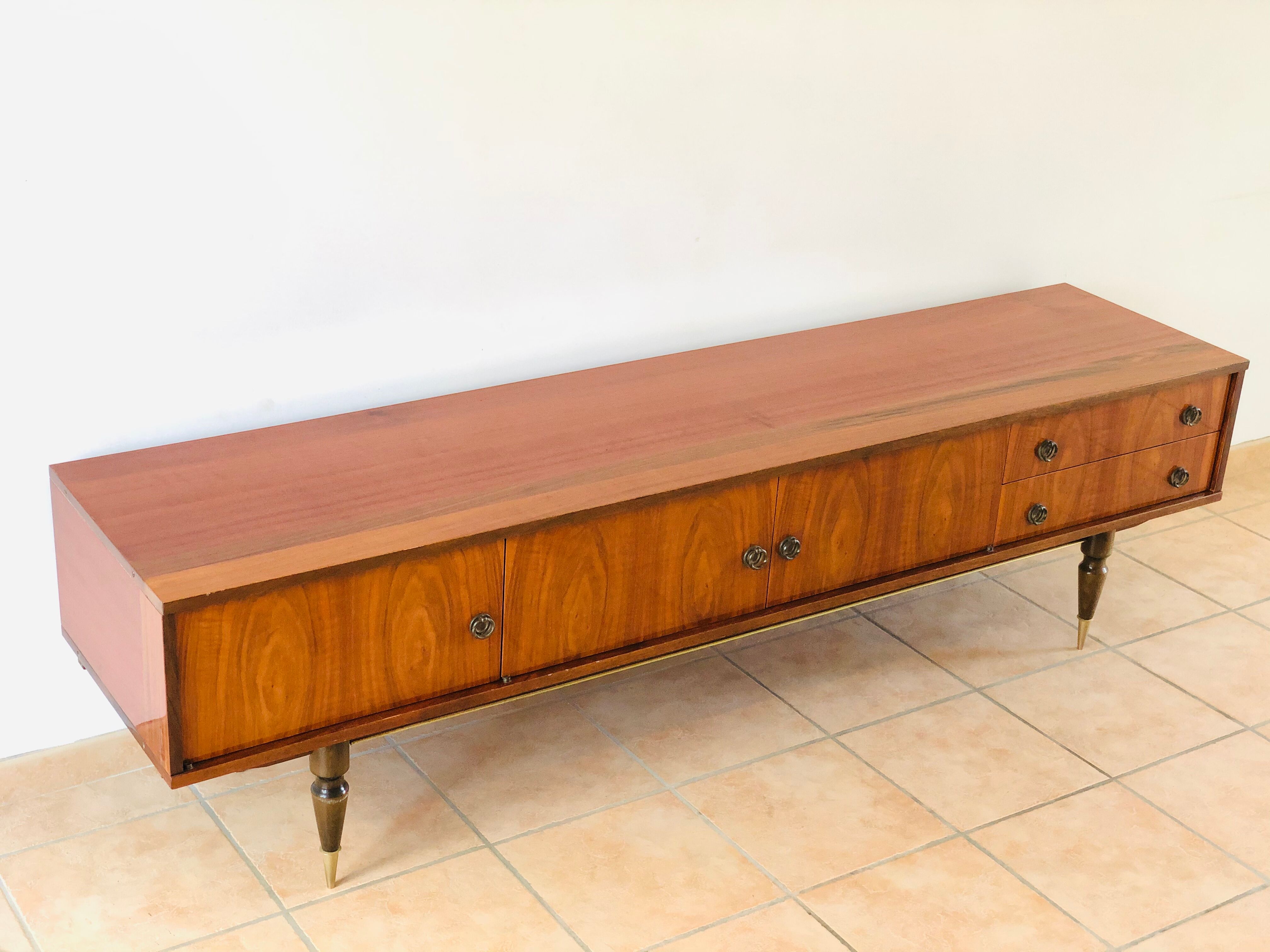 Walnut bass sideboard 1960