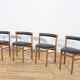 Mid century round extendable dining table and chairs from mcintosh, 1960s, set of 5