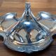 Silver metal art nouveau cup