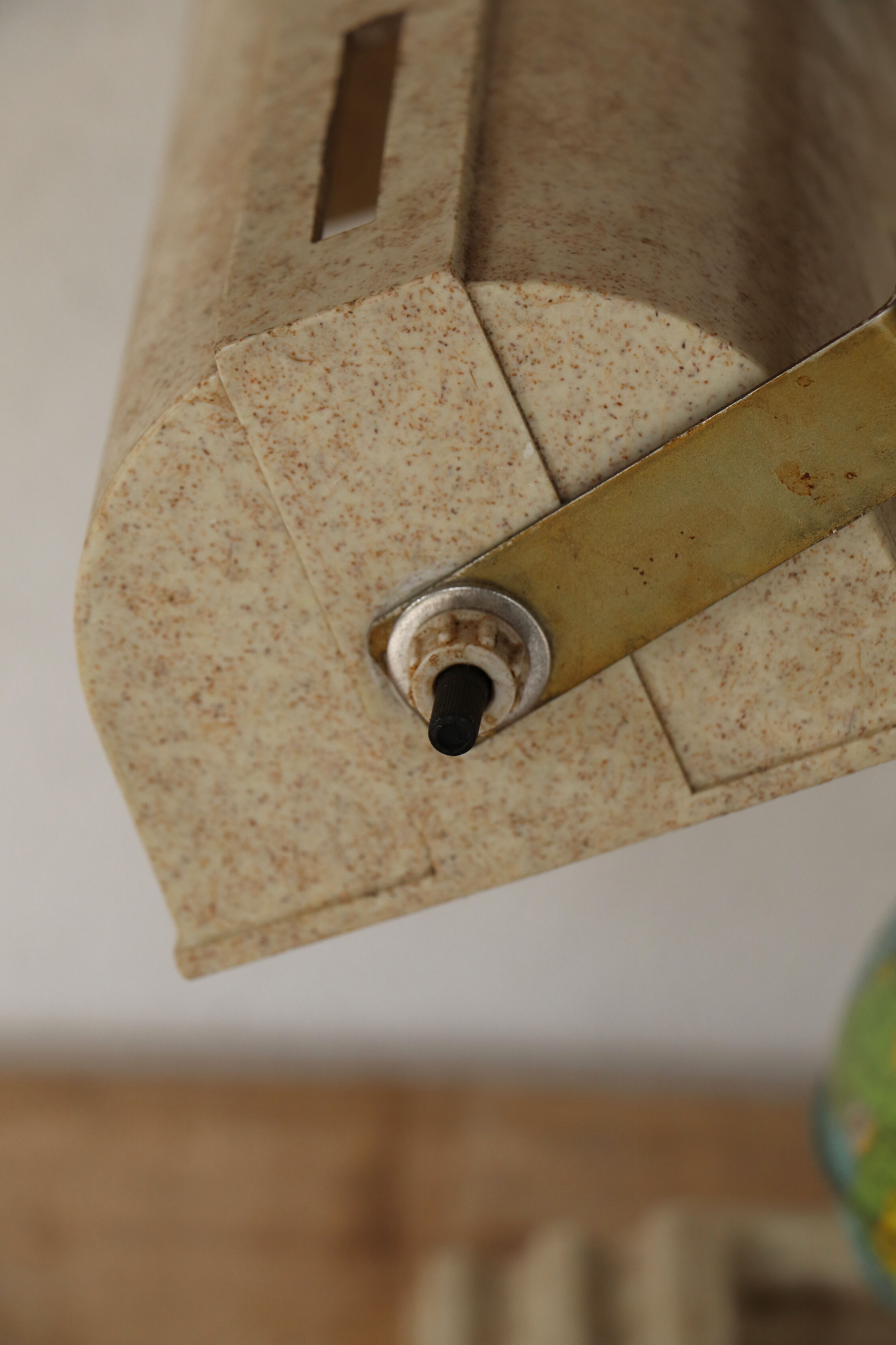 American Mappemonde lamp signed 50s