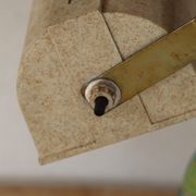 American Mappemonde lamp signed 50s