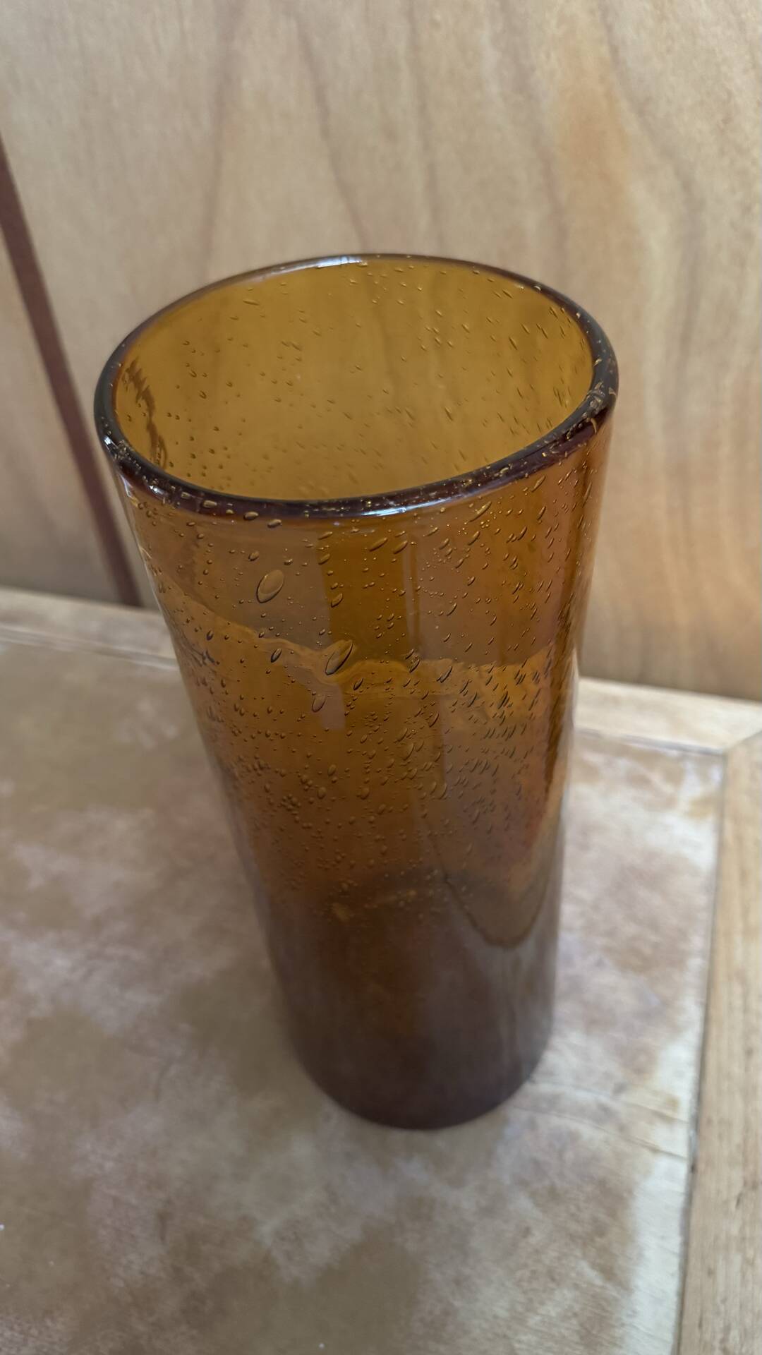 Vase tube années 70